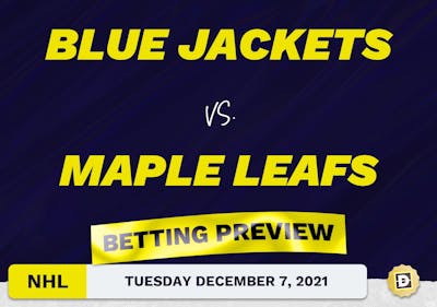 Blue Jackets vs. Maple Leafs Predictions and Odds - Dec 7, 2021