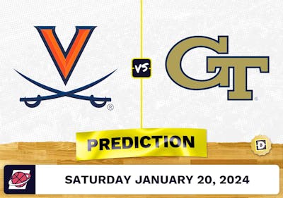 Virginia vs. Georgia Tech Prediction, Odds, College Basketball Picks [1/20/2024]