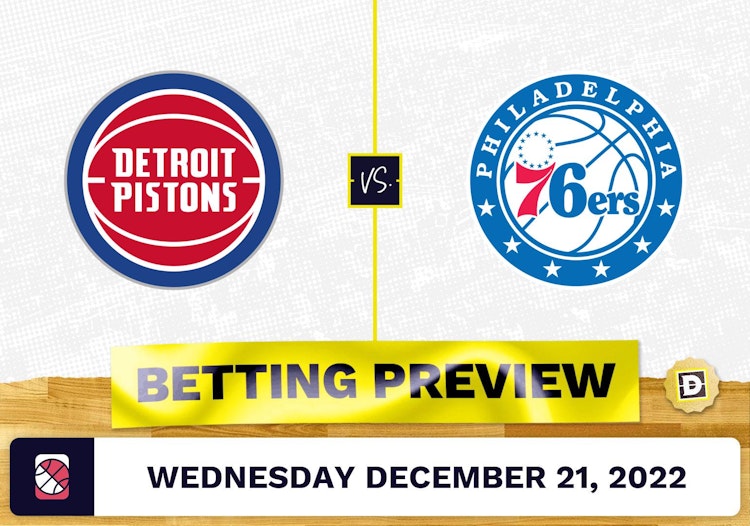 Pistons vs. 76ers Prediction and Odds - Dec 21, 2022