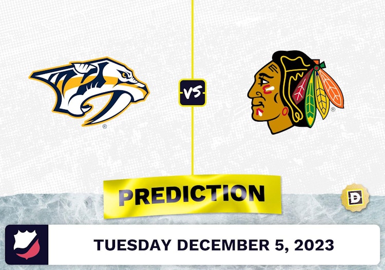 Nashville Predators vs. Chicago Blackhawks Prediction and Odds - December 5, 2023