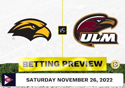 Southern Miss vs. Louisiana-Monroe CFB Prediction and Odds - Nov 26, 2022