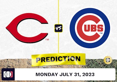 Reds vs. Cubs Prediction for MLB Monday [7/31/2023]