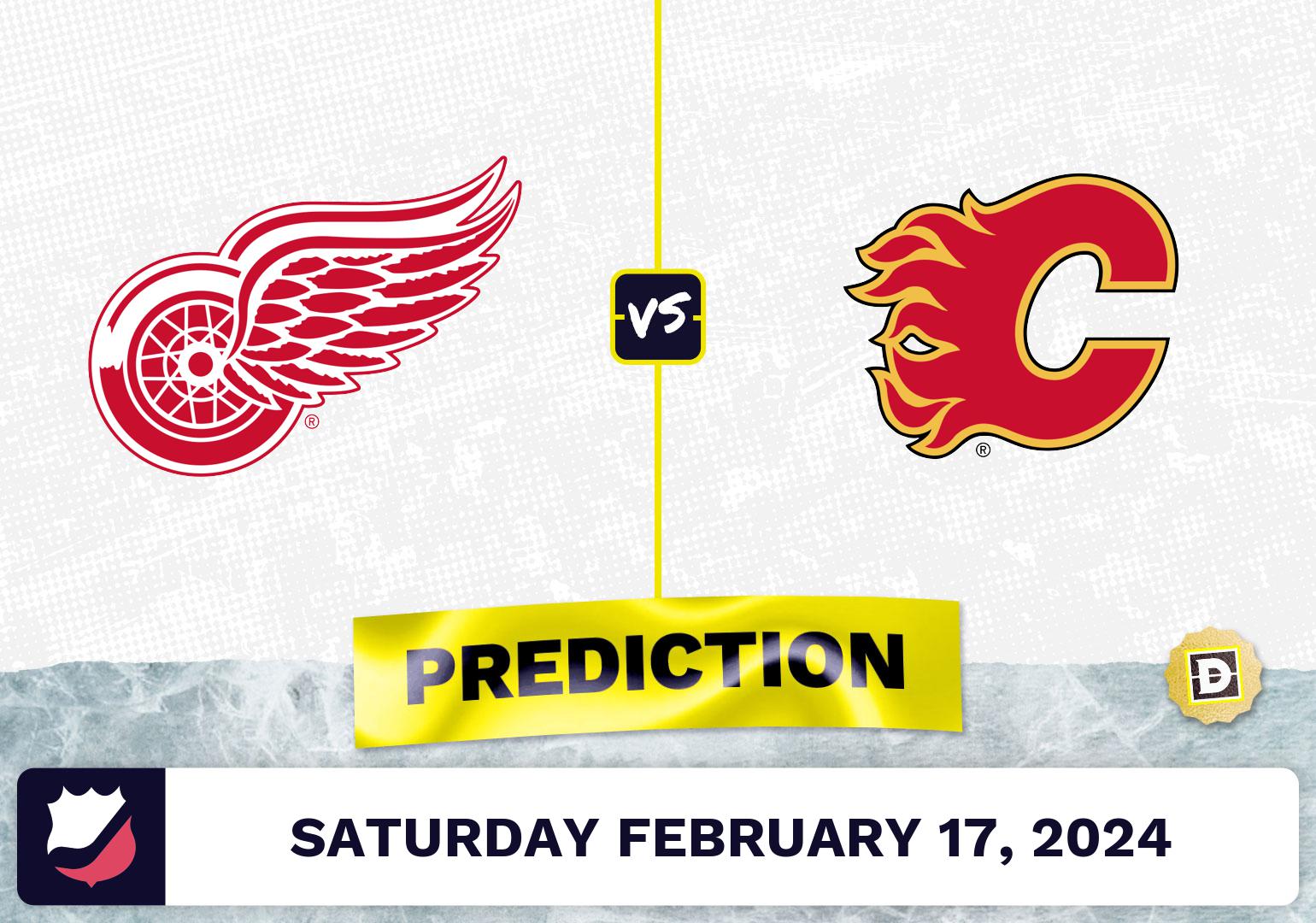 Detroit Red Wings Vs. Calgary Flames Prediction, Odds, NHL Picks [2/17 ...