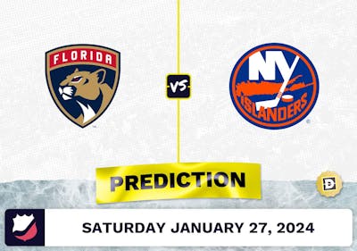 Florida Panthers vs. NY Islanders Prediction, Odds, NHL Picks [1/27/2024]