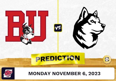 Boston University vs. Northeastern Basketball Prediction - November 6, 2023