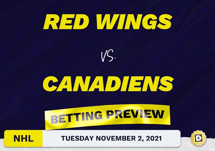 Red Wings vs. Canadiens Predictions and Odds - Nov 2, 2021