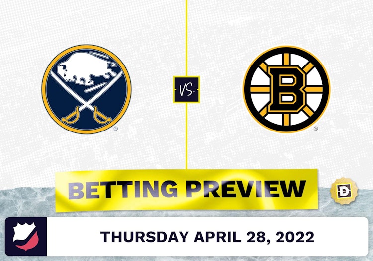 Sabres vs. Bruins Prediction and Odds Apr 28, 2022