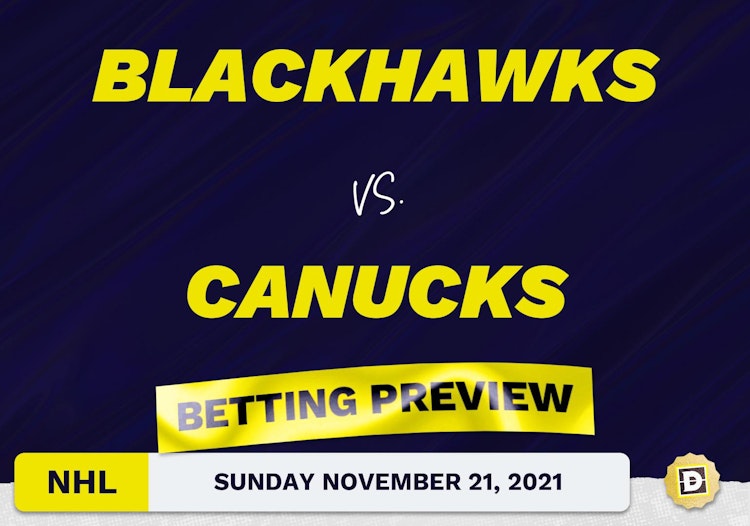 Blackhawks vs. Canucks Predictions and Odds - Nov 21, 2021