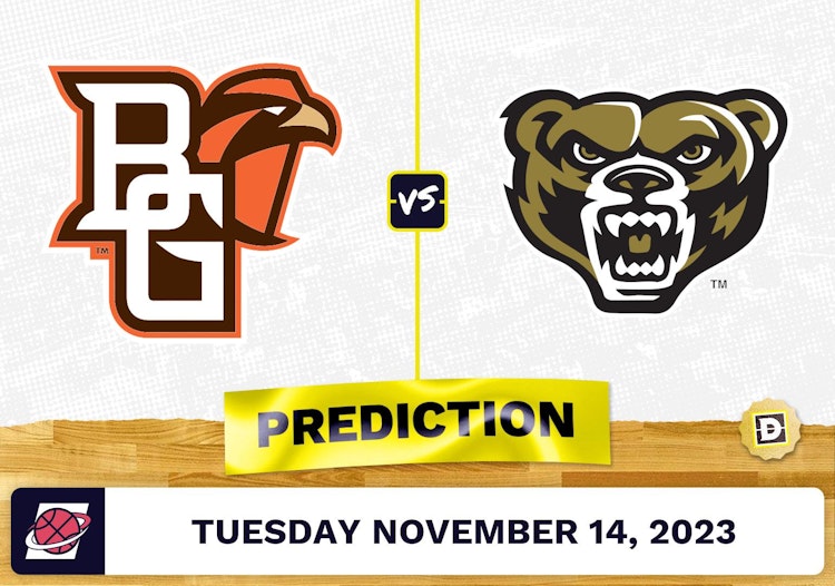 Bowling Green vs. Oakland Basketball Prediction - November 14, 2023