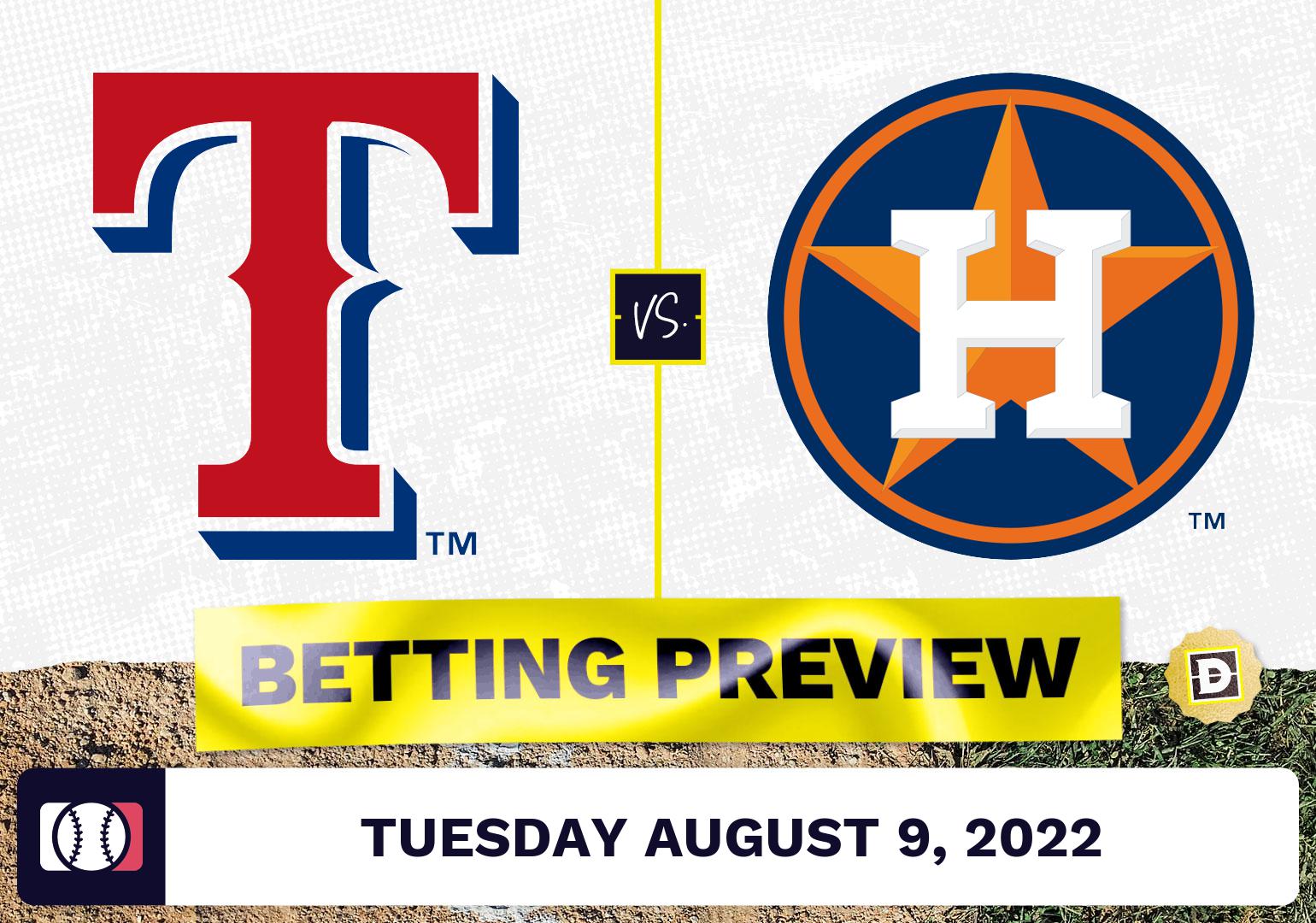 Rangers vs. Astros Prediction and Odds - Aug 9, 2022