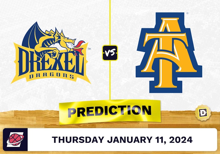 Drexel vs. North Carolina A&T Prediction, Odds, College Basketball Picks  [1/11/2024]