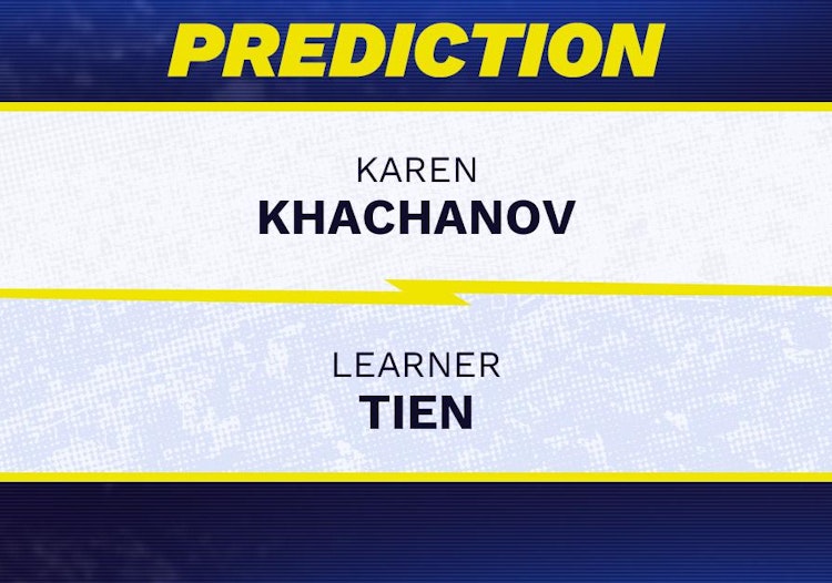 Karen Khachanov takes on Learner Tien in US Open 2026 action.
