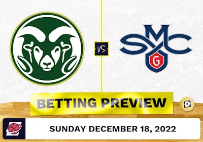 Colorado State vs. Saint Mary's CBB Prediction and Odds - Dec 18, 2022
