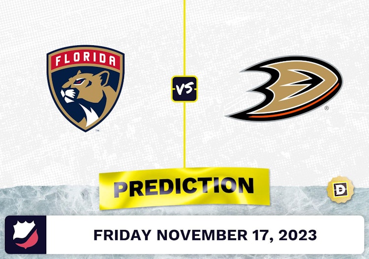 Panthers vs. Ducks Prediction and Odds - November 17, 2023