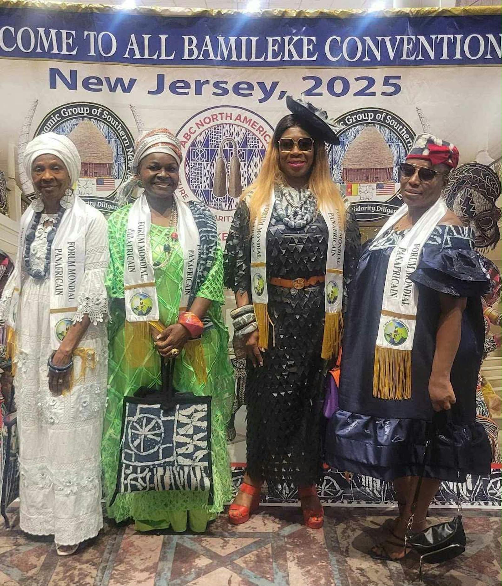 La délégation du Forum Mondial Panafricain (FMPN) représenter à l’événement All Bamileke Convention 2025 dans l’État du New Jersey au USA 🇺🇸 Amérique