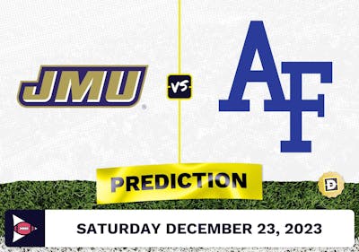 James Madison vs. Air Force Prediction, Odds, College Football Picks - Week 17 [2023]