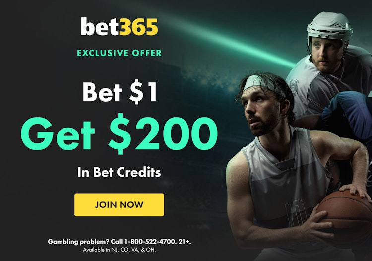 Bet365 Sportsbook: Get $200 In Bet Credits When You Bet $1