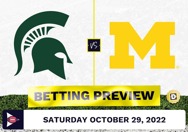 Michigan State vs. Michigan CFB Prediction and Odds - Oct 29, 2022