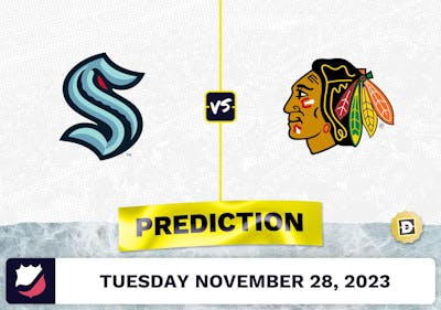 Kraken vs. Blackhawks Prediction and Odds - November 28, 2023
