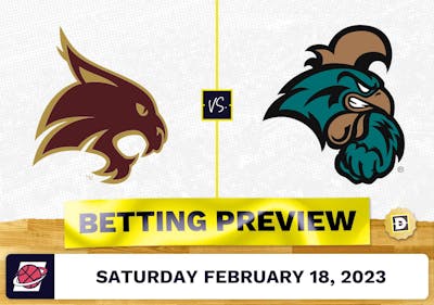 Texas State vs. Coastal Carolina CBB Prediction and Odds - Feb 18, 2023