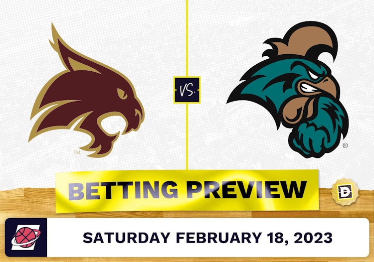 Texas State vs. Coastal Carolina CBB Prediction and Odds - Feb 18, 2023