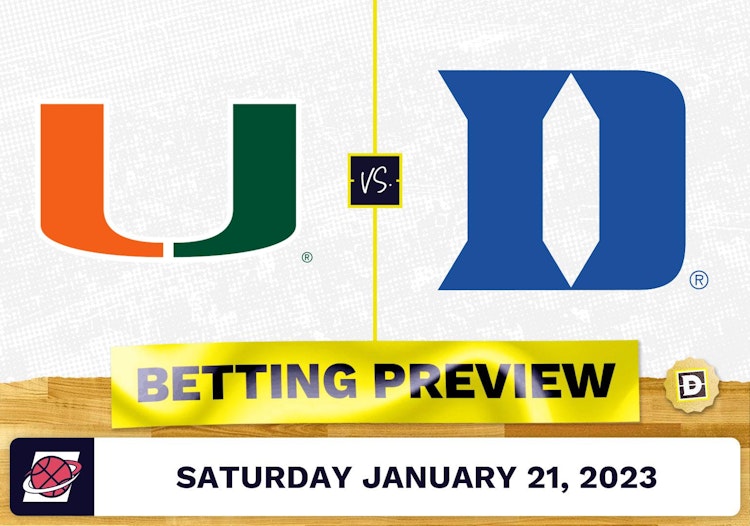 Miami (FL) vs. Duke CBB Prediction and Odds - Jan 21, 2023