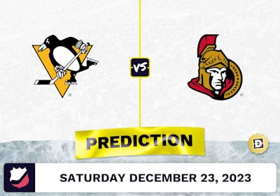 Pittsburgh Penguins vs. Ottawa Senators Prediction, Odds, NHL Picks  [12/23/2023]