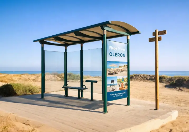 Affiche papier dos bleu impression professionnelle affichage urbain