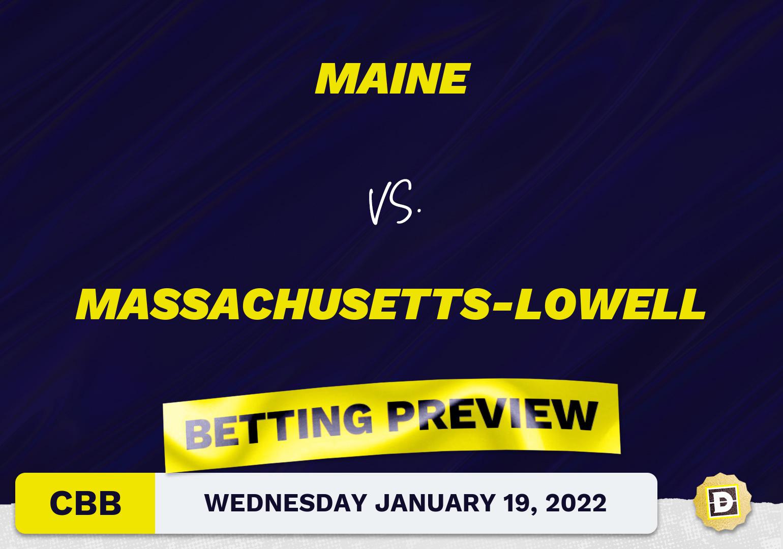 Maine vs. Massachusetts-Lowell CBB Predictions and Odds - Jan 19, 2022