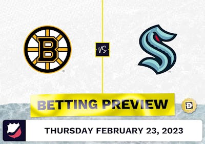 Bruins vs. Kraken Prediction and Odds - Feb 23, 2023