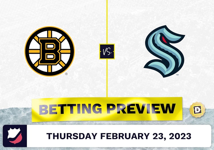 Bruins vs. Kraken Prediction and Odds - Feb 23, 2023