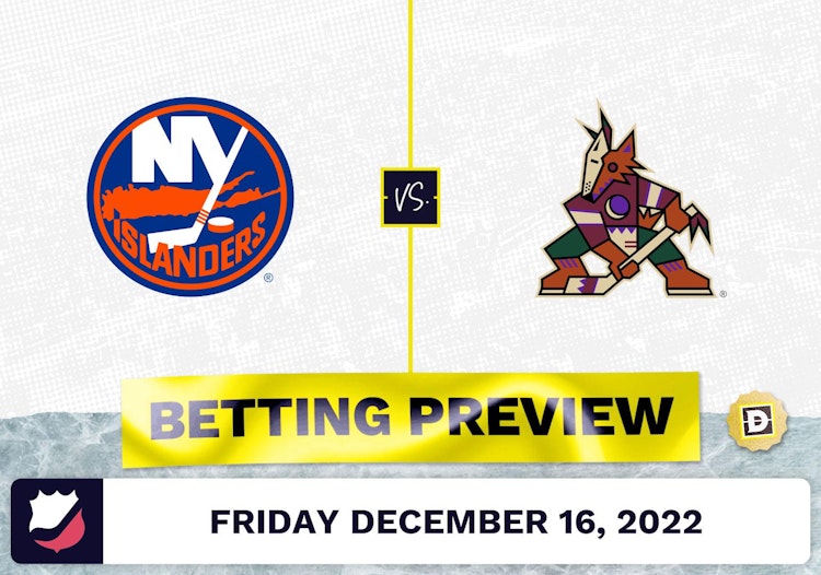 Islanders vs. Coyotes Prediction and Odds - Dec 16, 2022