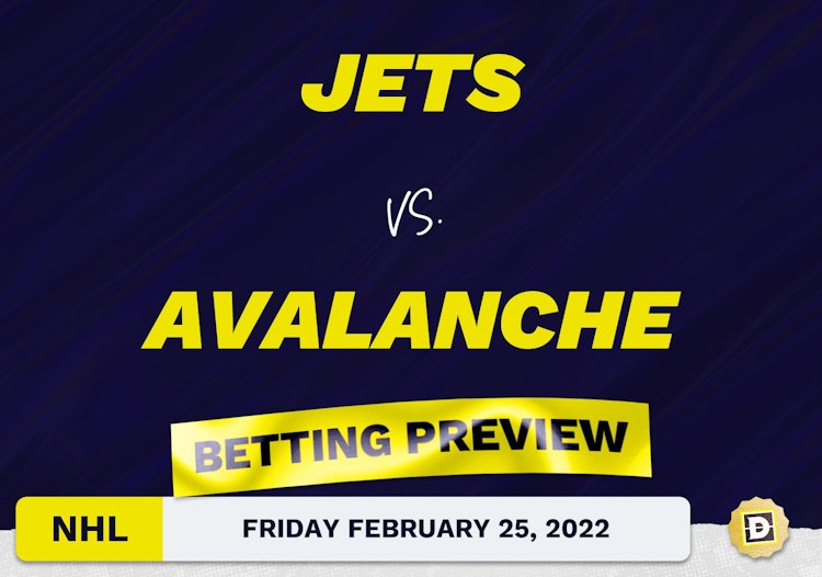 Jets vs. Avalanche Predictions and Odds - Feb 25, 2022