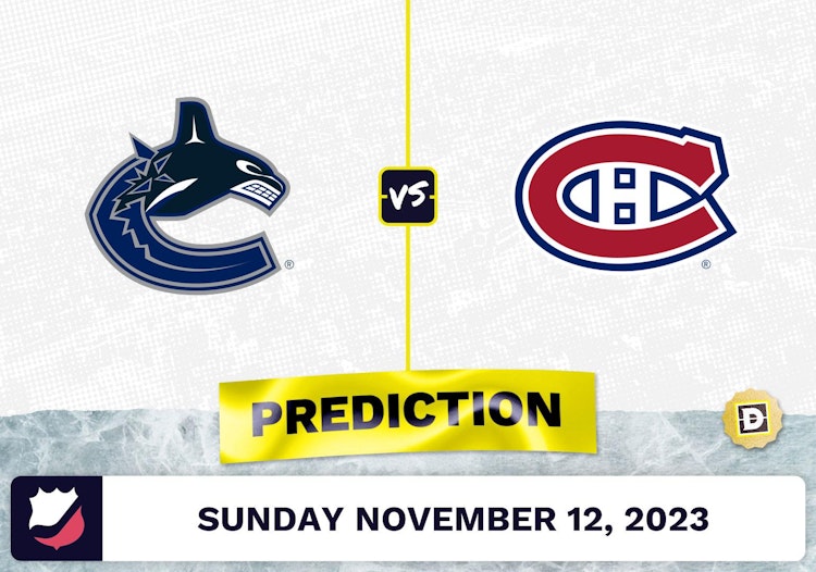 Canucks vs. Canadiens Prediction and Odds - November 12, 2023