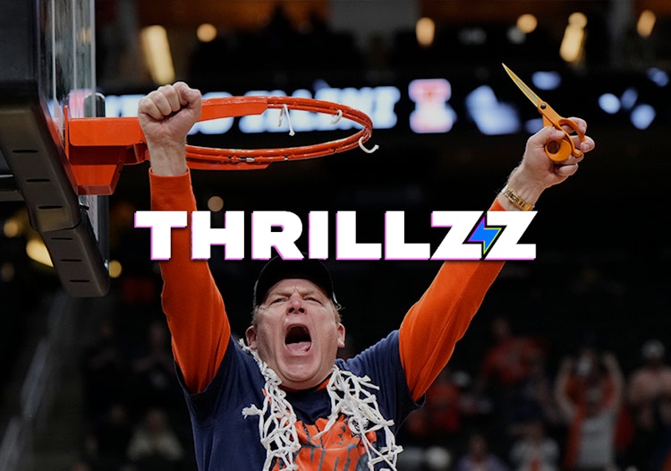 Thrillzz Promo Code DIMERSTHRILLZZ Unlocks $50 bonus for Illinois and Connecticut fans at the 2026 Final Four.