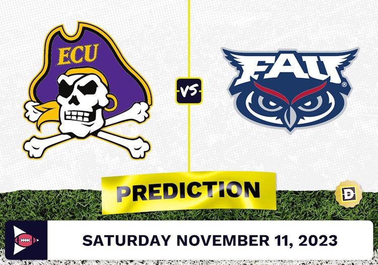 East Carolina vs. Florida Atlantic CFB Prediction and Odds - November 11, 2023