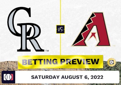 Rockies vs. Diamondbacks Prediction and Odds - Aug 6, 2022