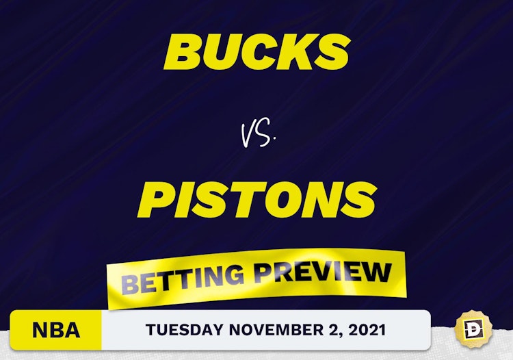 Bucks vs. Pistons Predictions and Odds - Nov 2, 2021
