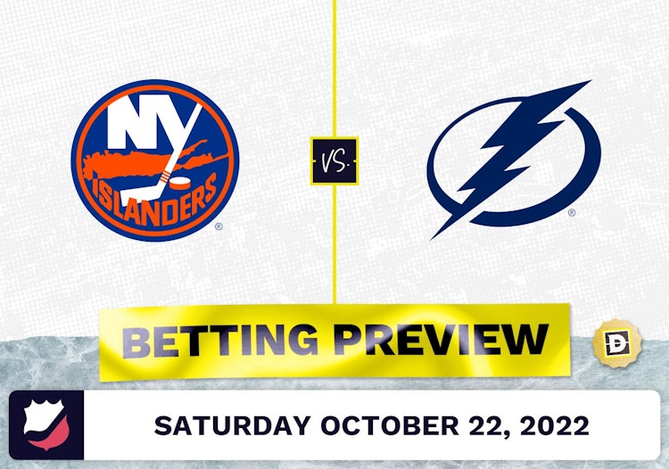 Islanders vs. Lightning Prediction and Odds - Oct 22, 2022