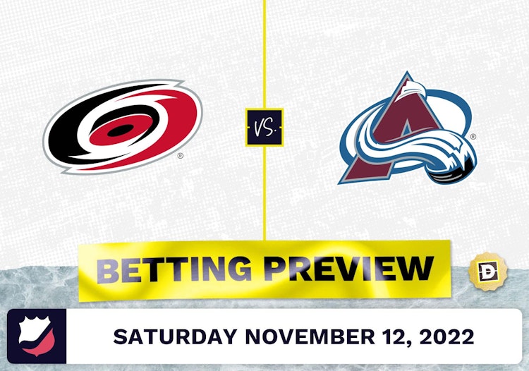 Hurricanes vs. Avalanche Prediction and Odds - Nov 12, 2022
