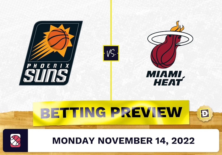 Suns vs. Heat Prediction and Odds - Nov 14, 2022