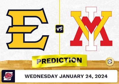 East Tennessee State vs. Virginia Military Prediction, Odds, College Basketball Picks [1/24/2024]