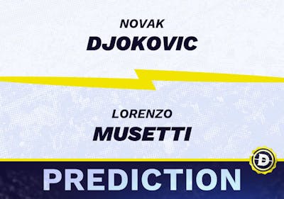 Novak Djokovic vs. Lorenzo Musetti Prediction, Odds, Picks for French Open 2024