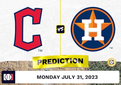Guardians vs. Astros Prediction for MLB Monday [7/31/2023]