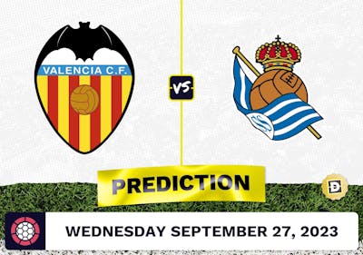 Valencia vs. Real Sociedad Prediction and Odds - September 27, 2023