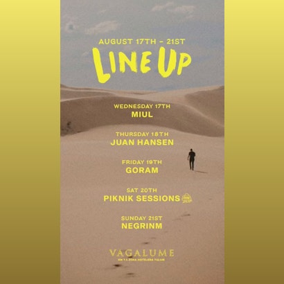 Weekend Agenda Vagalume 17-21