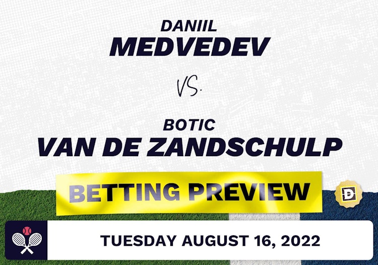 Daniil Medvedev vs. Botic Van de Zandschulp Predictions - Aug 16, 2022