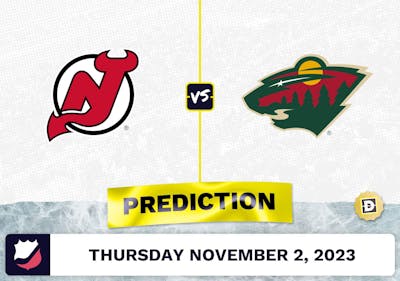 Devils vs. Wild Prediction and Odds - November 2, 2023