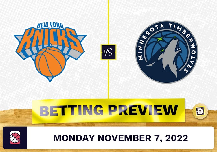 Knicks vs. Timberwolves Prediction and Odds - Nov 7, 2022