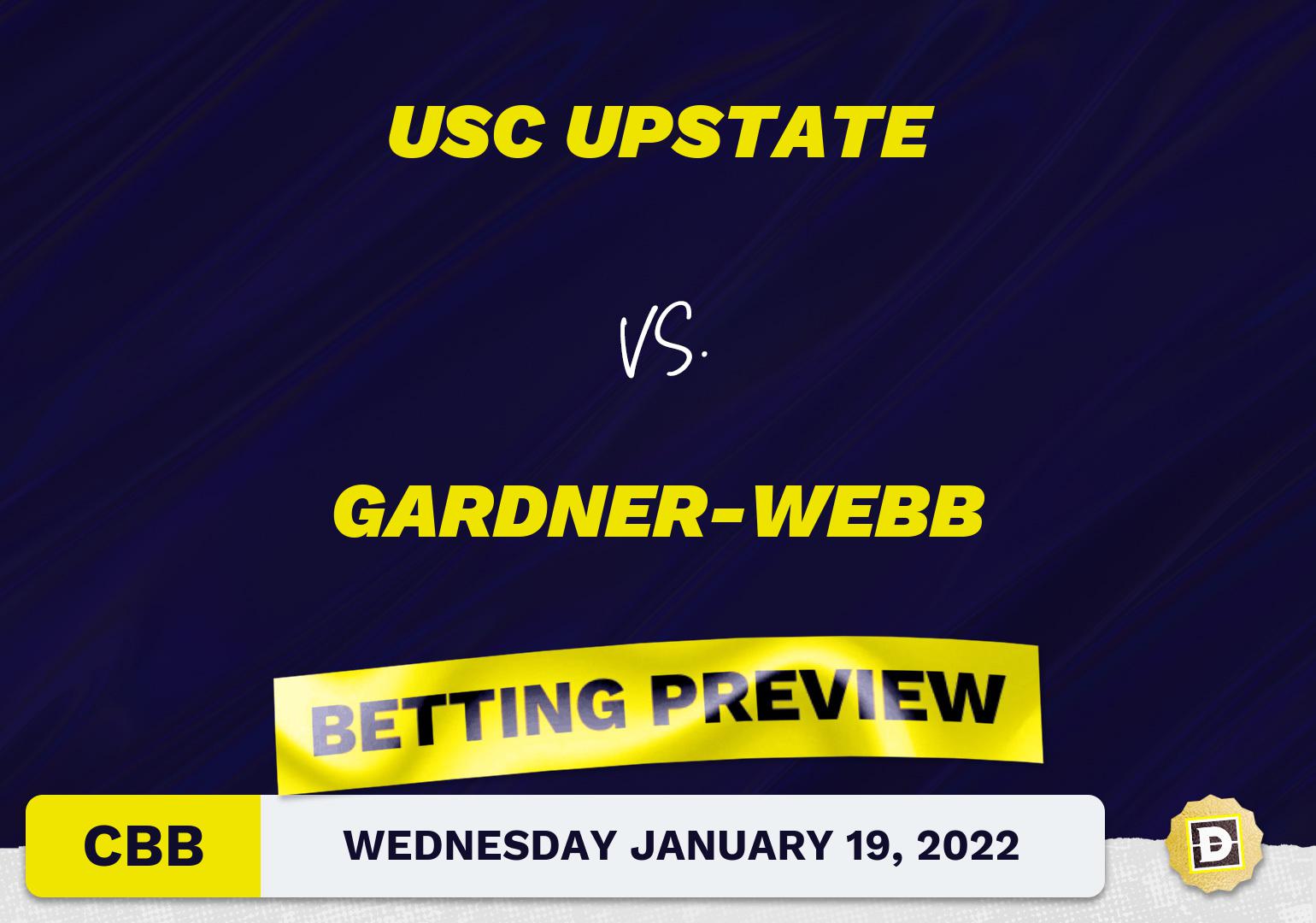 USC Upstate vs. Gardner-Webb CBB Predictions and Odds - Jan 19, 2022